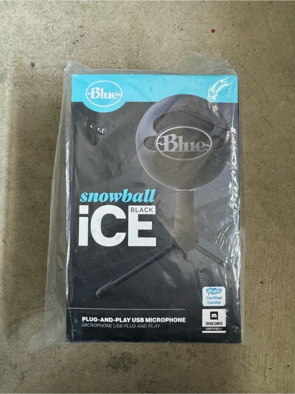 NWT Snowball iCE USB Microphone - Black
